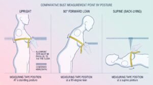 3 Bust Measurement Positions